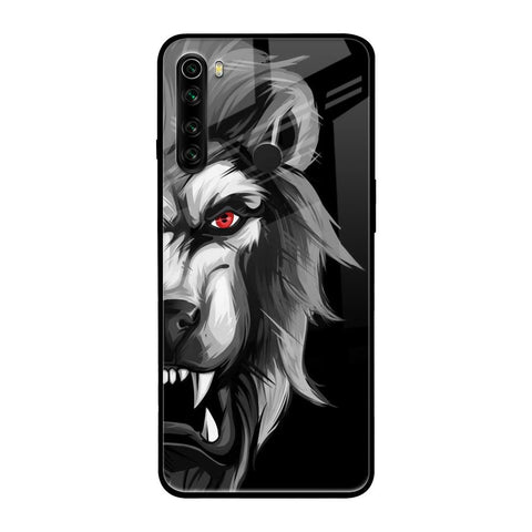 Wild Lion Xiaomi Redmi Note 8 Glass Back Cover Online