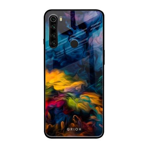 Multicolor Oil Painting Xiaomi Redmi Note 8 Glass Back Cover Online