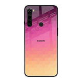 Geometric Pink Diamond Xiaomi Redmi Note 8 Glass Back Cover Online