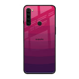 Wavy Pink Pattern Xiaomi Redmi Note 8 Glass Back Cover Online