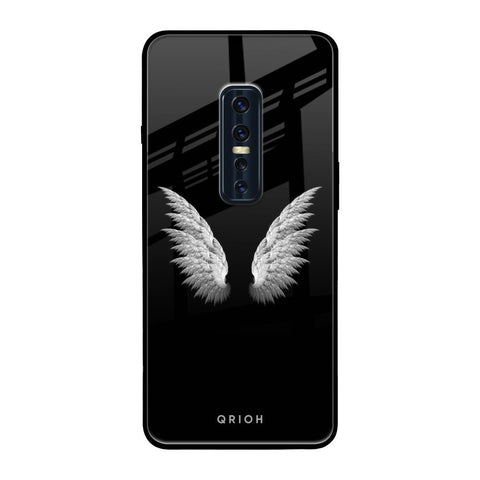 White Angel Wings Vivo V17 Pro Glass Back Cover Online