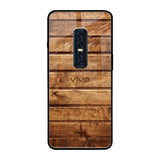 Wooden Planks Vivo V17 Pro Glass Back Cover Online