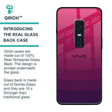 Wavy Pink Pattern Glass Case for Vivo V17 Pro