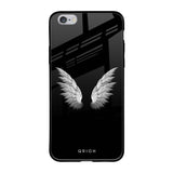 White Angel Wings iPhone 6S Glass Back Cover Online