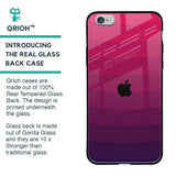 Wavy Pink Pattern Glass Case for iPhone 6S