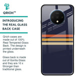 Tricolor Stripes Glass Case For OnePlus 7T