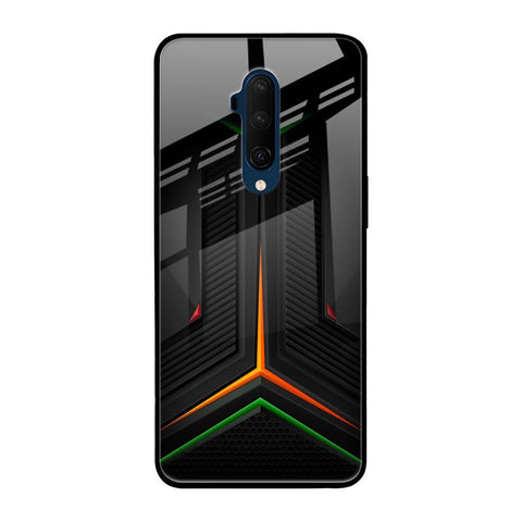 Modern Ultra Chevron OnePlus 7T Pro Glass Back Cover Online