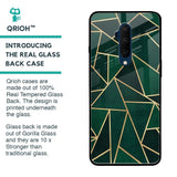 Abstract Green Glass Case For OnePlus 7T Pro