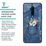 Kitty In Pocket Glass Case For OnePlus 7T Pro