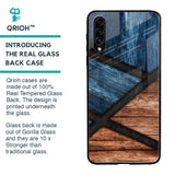 Wooden Tiles Glass Case for Samsung Galaxy A70s