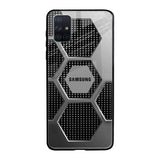 Hexagon Style Samsung Galaxy A51 Glass Back Cover Online