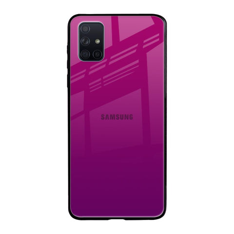 Magenta Gradient Samsung Galaxy A51 Glass Back Cover Online