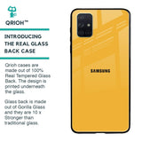 Fluorescent Yellow Glass case for Samsung Galaxy A51