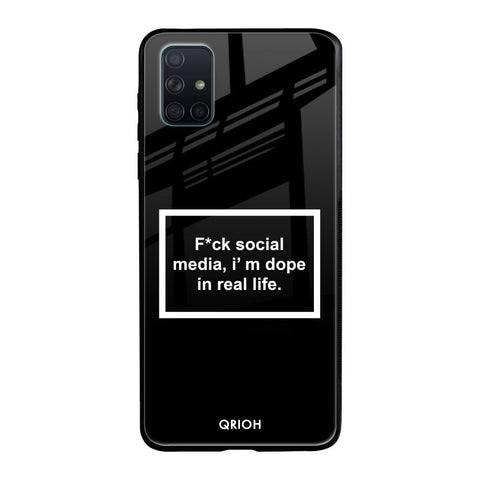 Dope In Life Samsung Galaxy A71 Glass Back Cover Online