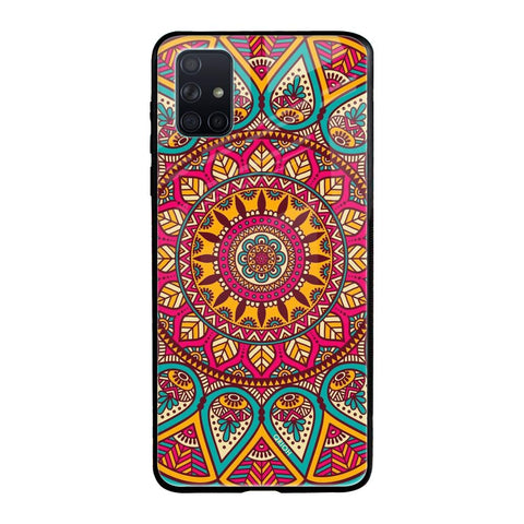 Elegant Mandala Samsung Galaxy A71 Glass Back Cover Online