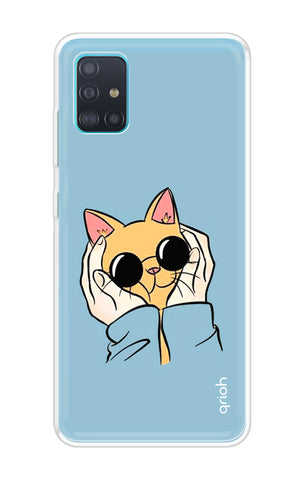 Attitude Cat Samsung Galaxy A71 Back Cover