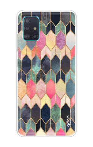 Shimmery Pattern Samsung Galaxy A71 Back Cover