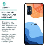 Wavy Color Pattern Glass Case for Vivo V17