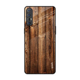 Timber Printed Oppo Reno 3 Pro Glass Back Cover Online