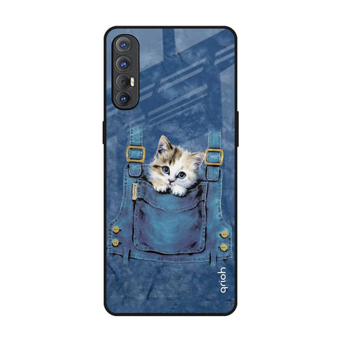 Kitty In Pocket Oppo Reno 3 Pro Glass Back Cover Online