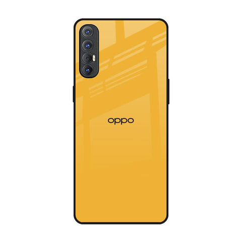 Fluorescent Yellow Oppo Reno 3 Pro Glass Back Cover Online