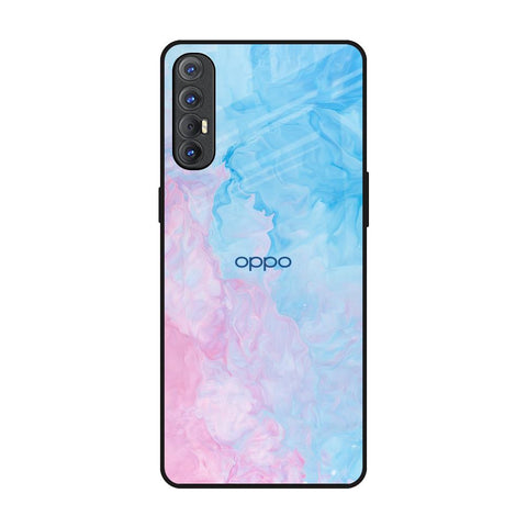 Mixed Watercolor Oppo Reno 3 Pro Glass Back Cover Online
