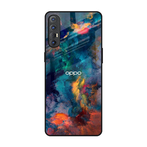 Colored Storm Oppo Reno 3 Pro Glass Back Cover Online