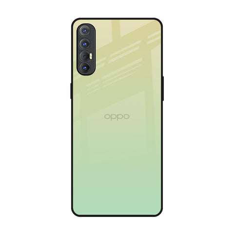 Mint Green Gradient Oppo Reno 3 Pro Glass Back Cover Online