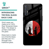Anime Red Moon Glass Case for Oppo Reno 3 Pro