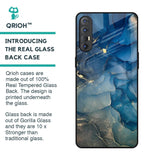 Blue Cool Marble Glass Case for Oppo Reno 3 Pro