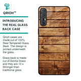 Wooden Planks Glass Case for Oppo Reno 3 Pro