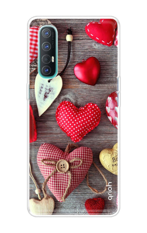 Valentine Hearts Oppo Reno 3 Pro Back Cover