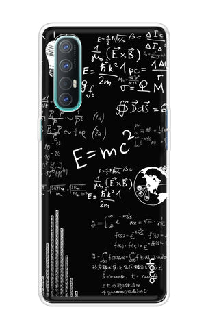 Equation Doodle Oppo Reno 3 Pro Back Cover