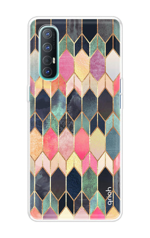 Shimmery Pattern Oppo Reno 3 Pro Back Cover