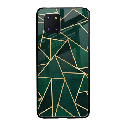 Abstract Green Samsung Galaxy Note 10 lite Glass Back Cover Online