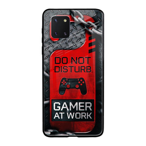 Do No Disturb Samsung Galaxy Note 10 lite Glass Back Cover Online