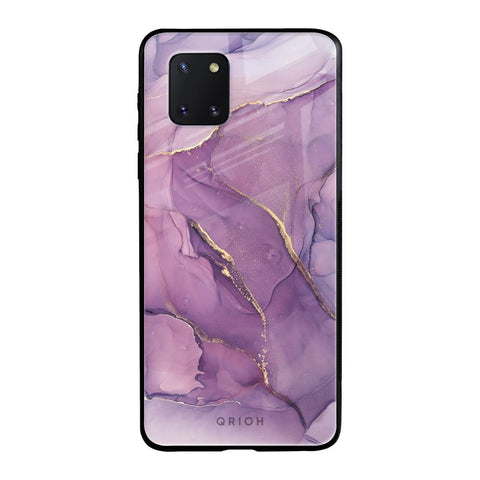 Purple Gold Marble Samsung Galaxy Note 10 lite Glass Back Cover Online