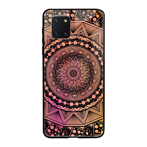 Floral Mandala Samsung Galaxy Note 10 lite Glass Back Cover Online