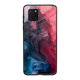 Blue & Red Smoke Samsung Galaxy Note 10 lite Glass Back Cover Online