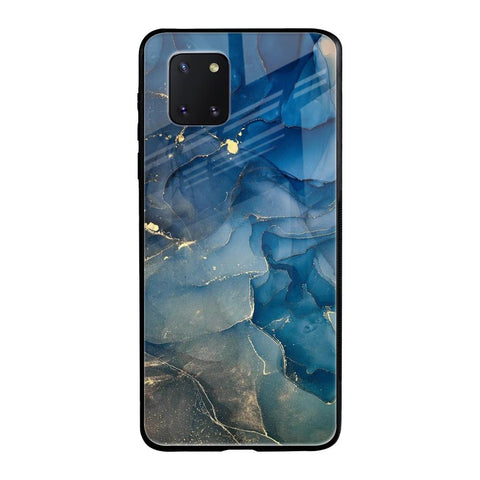 Blue Cool Marble Samsung Galaxy Note 10 lite Glass Back Cover Online
