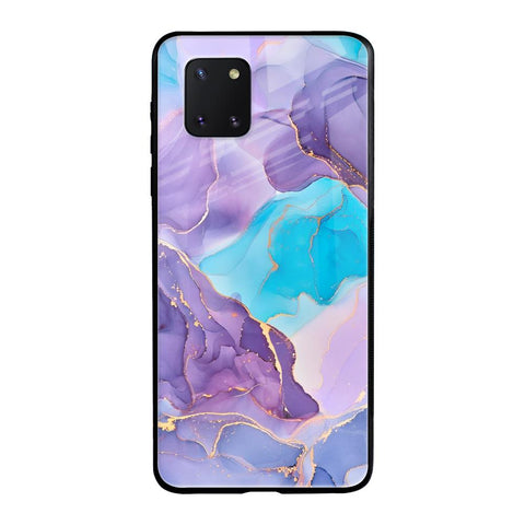 Alcohol ink Marble Samsung Galaxy Note 10 lite Glass Back Cover Online