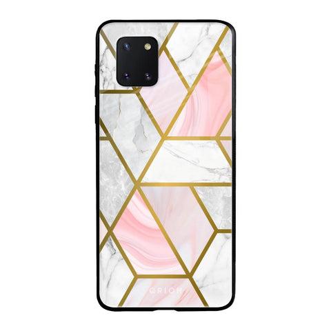 Geometrical Marble Samsung Galaxy Note 10 lite Glass Back Cover Online