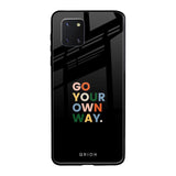 Go Your Own Way Samsung Galaxy Note 10 lite Glass Back Cover Online