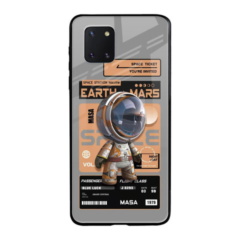 Space Ticket Samsung Galaxy Note 10 lite Glass Back Cover Online