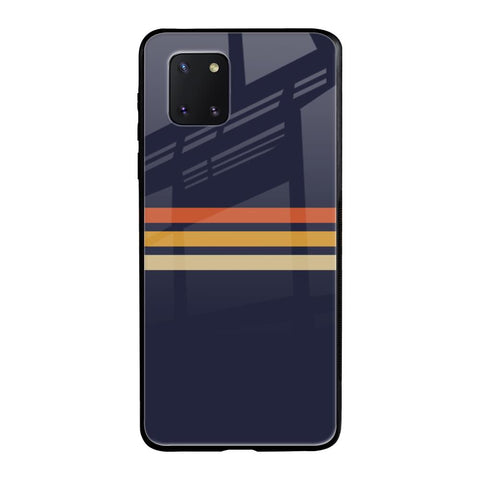 Tricolor Stripes Samsung Galaxy Note 10 lite Glass Cases & Covers Online