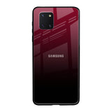 Wine Red Samsung Galaxy Note 10 lite Glass Back Cover Online