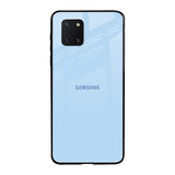 Pastel Sky Blue Samsung Galaxy Note 10 lite Glass Back Cover Online