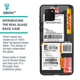 Cool Barcode Label Glass case For Samsung Galaxy Note 10 lite