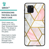 Geometrical Marble Glass Case for Samsung Galaxy Note 10 lite