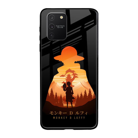 Luffy One Piece Samsung Galaxy S10 lite Glass Back Cover Online